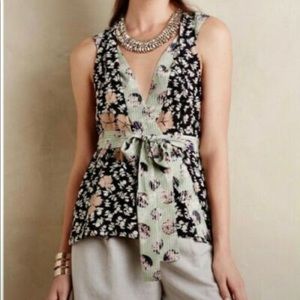 HD in Paris- Anthropologie- tie silk blouse